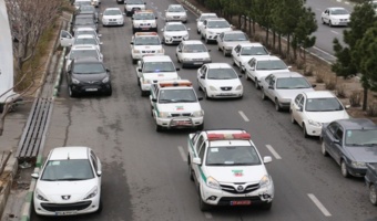 رژه مشترک یگان‌های حفاظت دستگاه های اجرایی، در قم برگزار شد