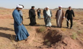 بازدید مسئولین حوزه نمایندگی ولی فقیه در سازمان جهادکشاورزی و ادارات تابعه از پروژه های منابع طبیعی استان قم 