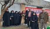 غرس نهال در دبستان شاهد مریم