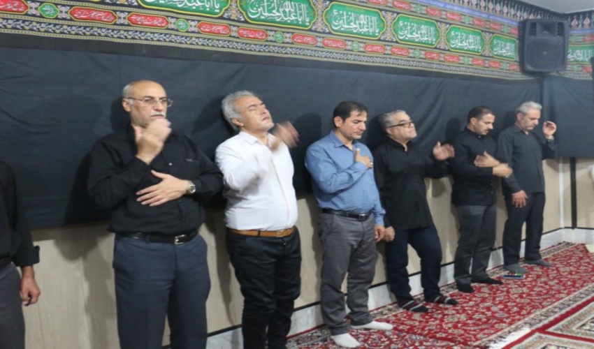 مراسم قرائت زیارت عاشورا و عزاداری سرور شهیدان حضرت اباعبدالله الحسین(ع) و یارانش