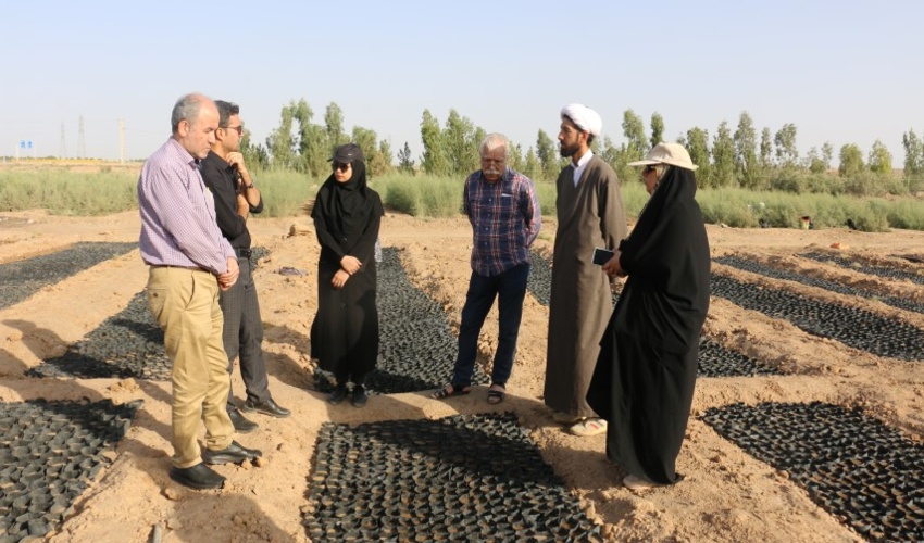 بازدید جمعی از تشکل ها و سازمان های مردم نهاد از نهالستان ثامن الائمه(ع)