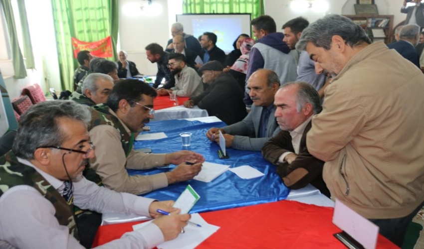 برپایی میز خدمت جهادی