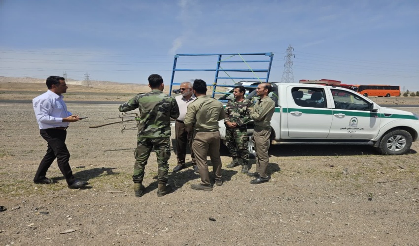 بازدید سرزده رئیس سازمان منابع طبیعی و آبخیزداری کشور از گشت و کشیک و اجرای حکم در شهرستان جعفرآباد