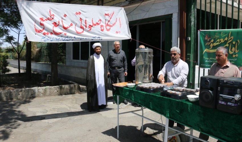 گزارش تصویری/برپایی ایستگاه صلواتی