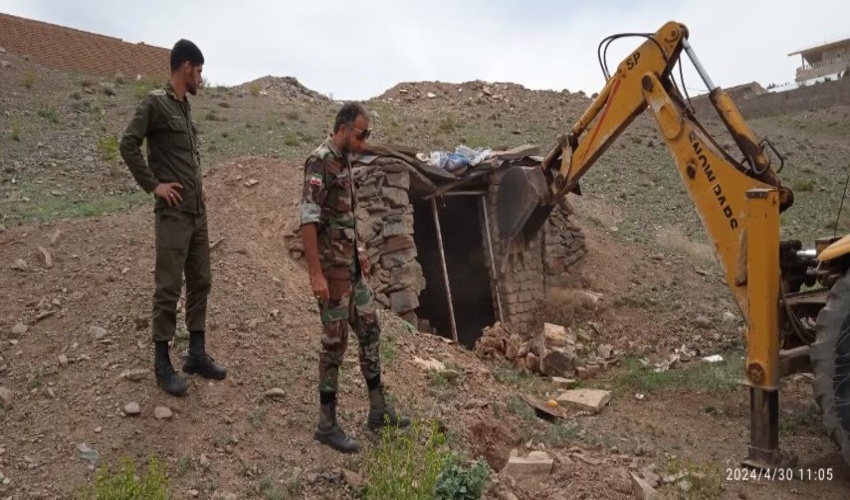 یگان حفاظت اداره کل منابع‌طبیعی و آبخیزداری قم در کمین زمین‌خواران است