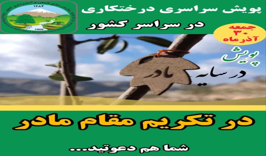 پویش درختکاری در سایه مادر