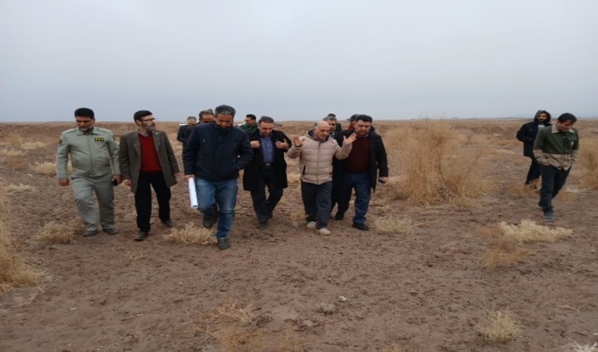 بازدید اعضای کارگروه مقابله با گرد و غبار استان